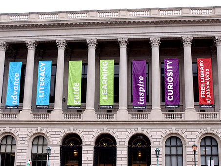 The Free Library of Philadelphia offers an excellent series of authors events.
